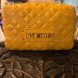 Love Moschino Quilted Yellow Bag